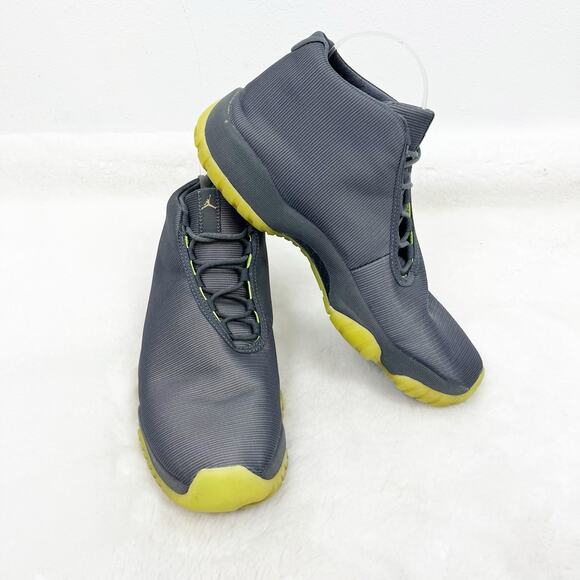 Nike Air Jordan Future Sneakers Shoes Dark Grey Volt 656503-025 Mens Size 10.5 main image 9